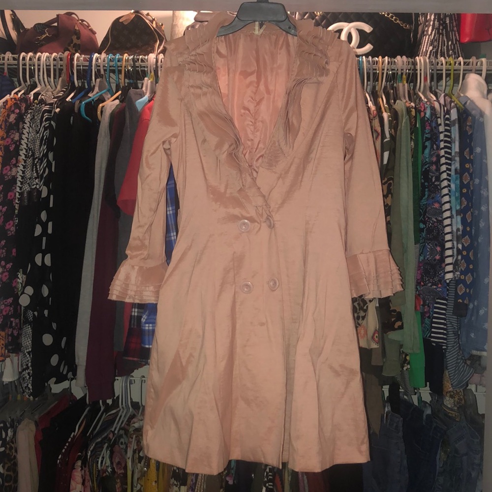 Lapis Blush silk dressy jacket